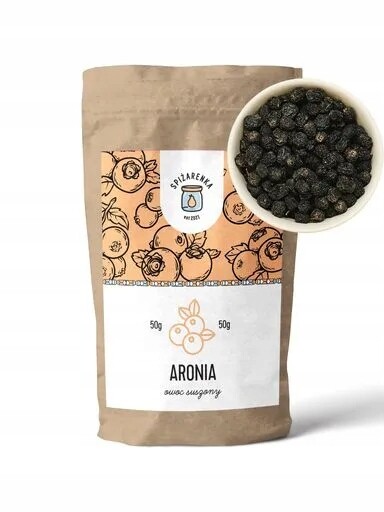 9x Aronia Ovoce melanocarpa sušená bez cukru 50g Velký Balíček Spiżarenka