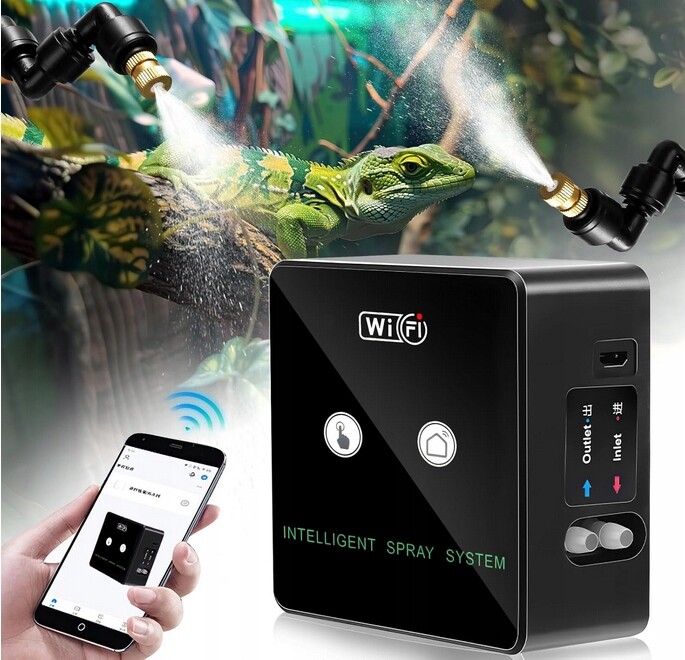 Automatický zvlhčovač pro plazy, terária, obojživelníky, inteligentní Lieberwell