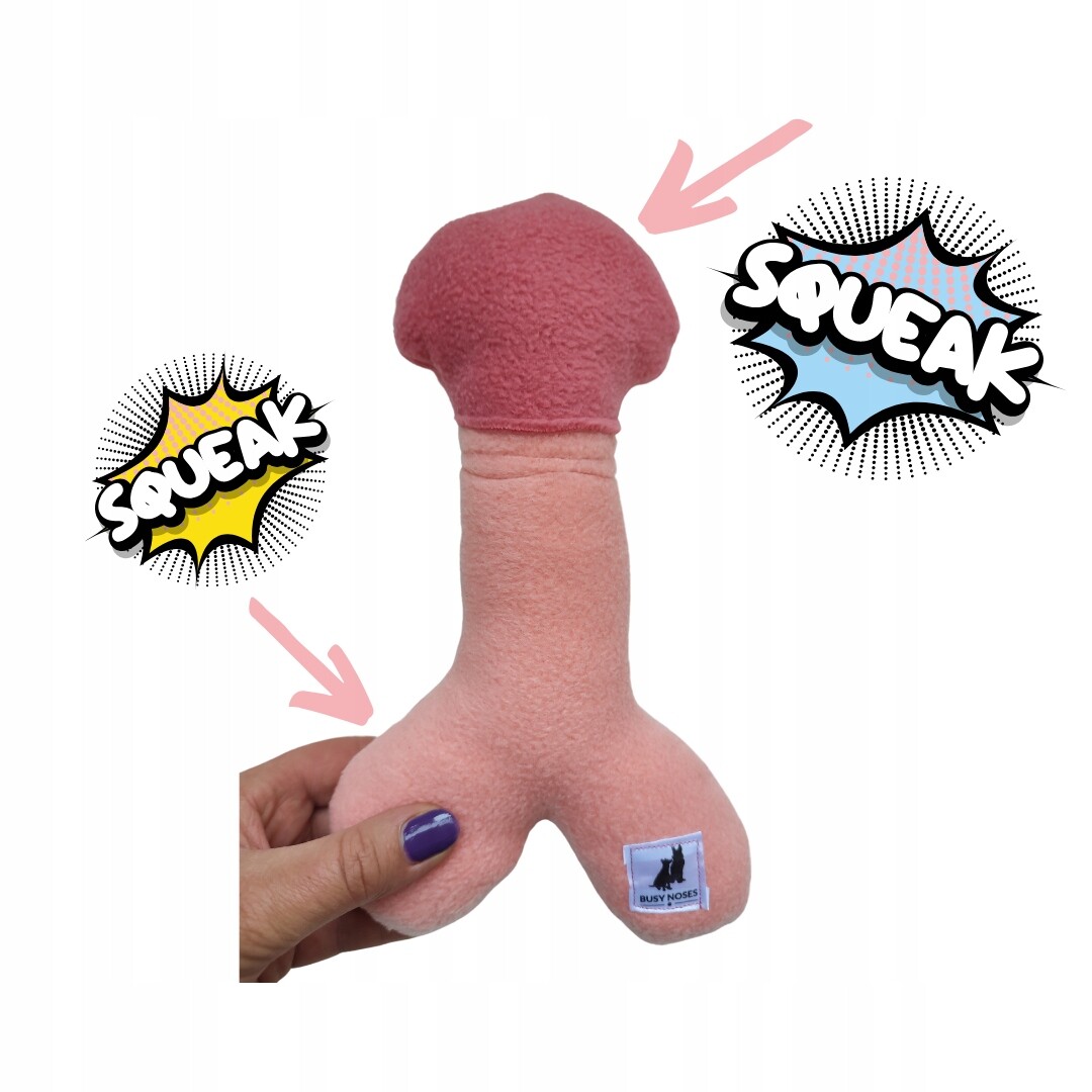 Pískací – hračka vyrobená ručně pro psa