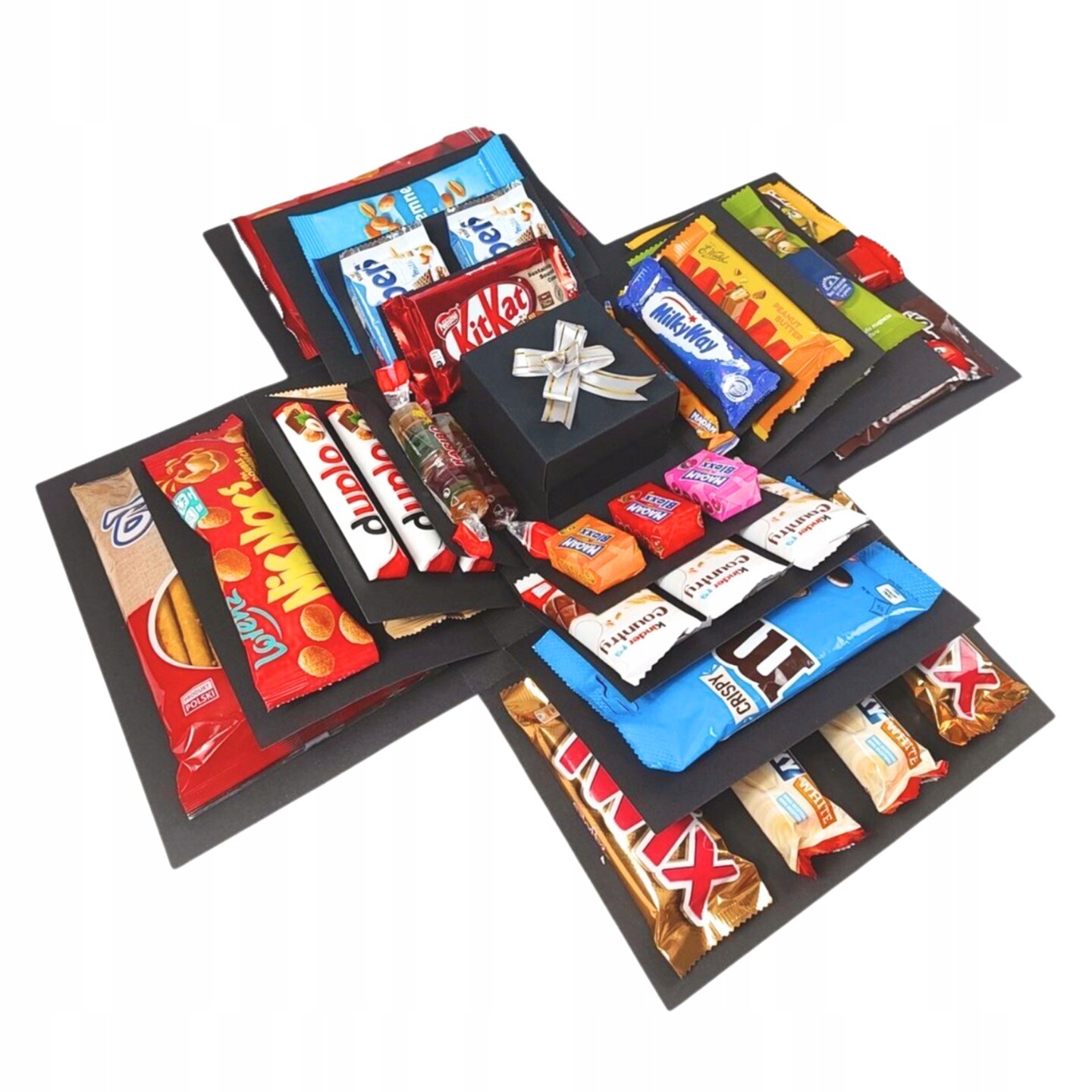 Výbušná Krabička Překvapení Exploding Box Dárek Černá barva