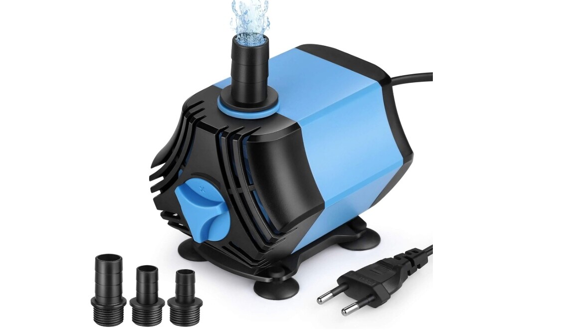 Vodní Čerpadlo Hlubinné Čerpadlo Do Akvária Fontány 2000 l/h 40 W 3 Trysky