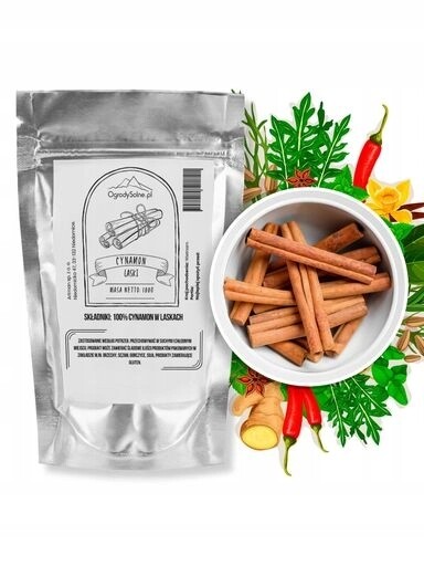 4x Ogrody Solne Koření Skořice lísky 100 g vysoké kvality