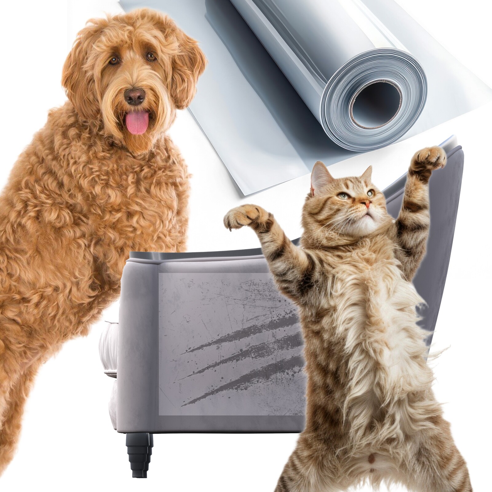 Fólie Dveře Nábytek Proti Poškrábání Samolepicí Bezbarvá 250x100