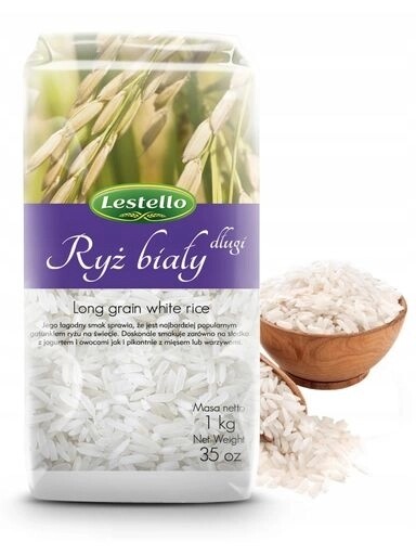 6x Lestello Rýže bílá dlouhozrnná 1 kg