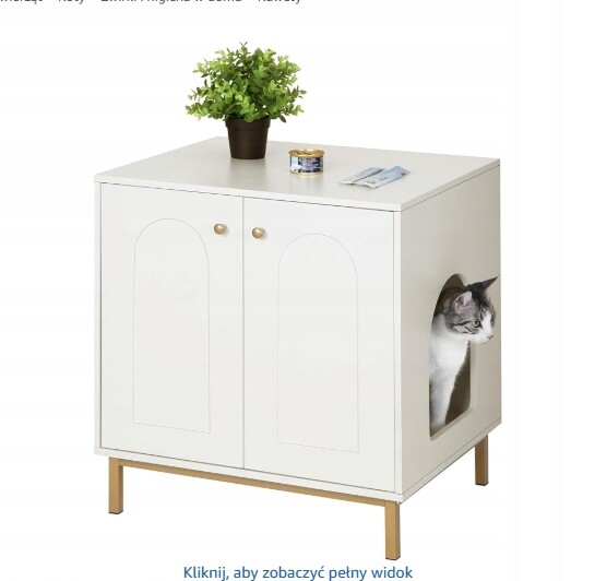 Domeček pro kočky Kočičí Toaleta Skříňka Toaletní stolek Komoda s dveřmi