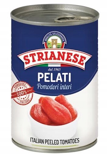 rajčata Strianese Pelati – 400 g italských rajčata