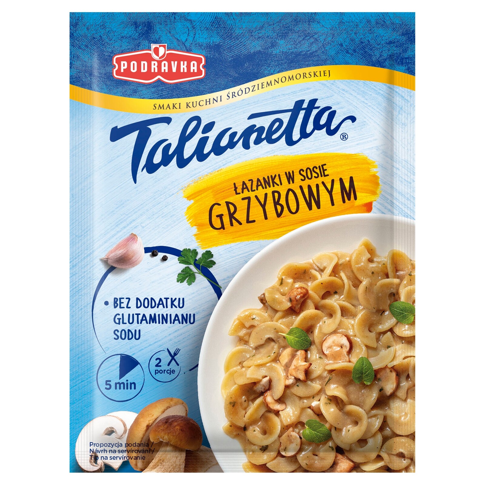 5 x Podravka Talianetta Lazanki v houbové omáčce 140 g