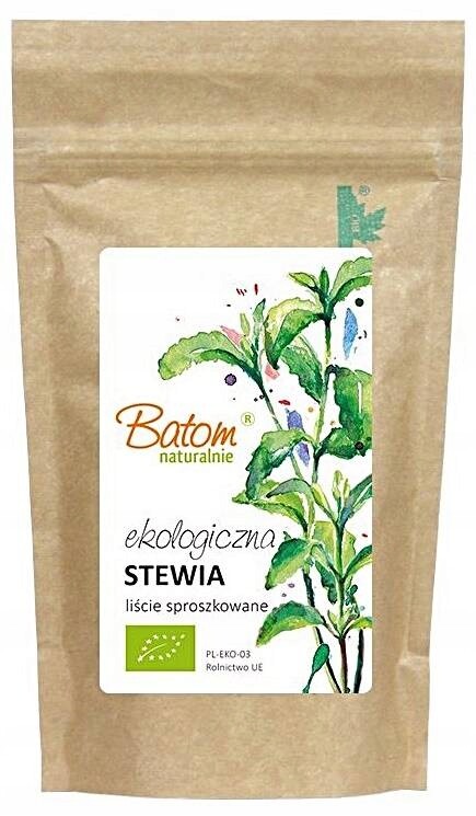 2x Batom Stevia v prášku listy stévie mleté Bio 150 g Batom