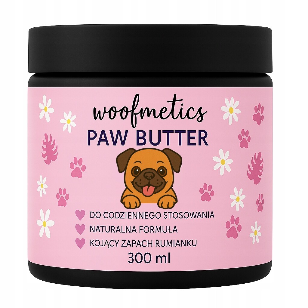 Woofmetics Paw Butter – Lapkové máslo pro péči o tlapky Heřmánek 300 ml