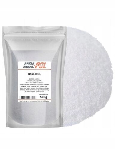 3x Xylitol 500 g Xylitol čisté přírodní sladidlo náhrada cukru Kol-Pol