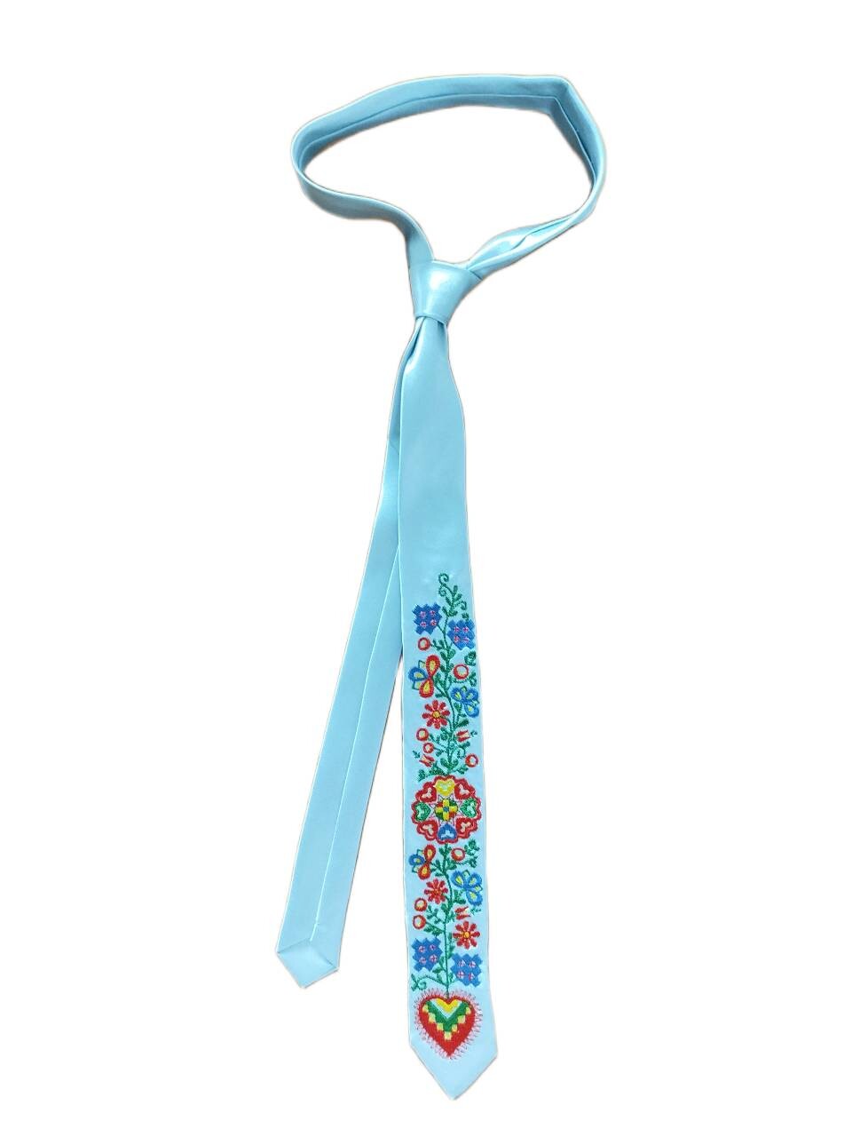 Kravata vyšívaná folklórní