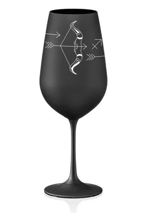 Sklenice Viola 550 ml Střelec, černý