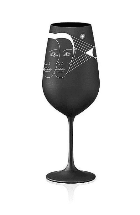 Sklenice Viola 550 ml Blíženec, černý