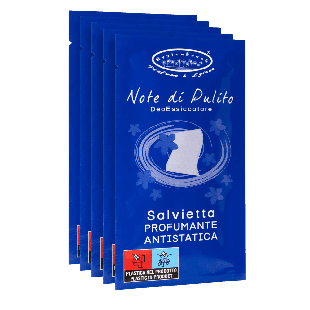 HYGIENFRESH Antistatické parfémované ubrousky do sušičky s vůní Note di pulito 5 ks