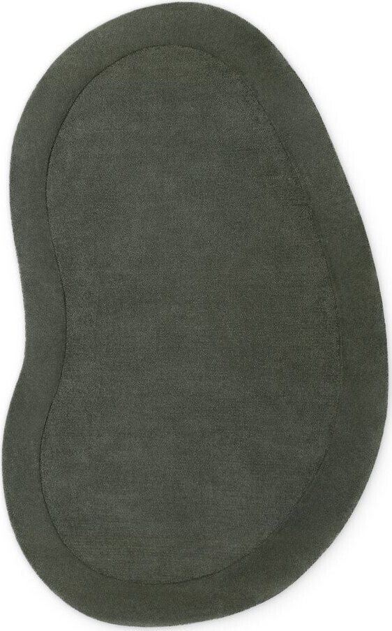 Tmavě zelený ručně tkaný koberec s příměsí vlny 125x200 cm Kari Organic – Villeroy&Boch