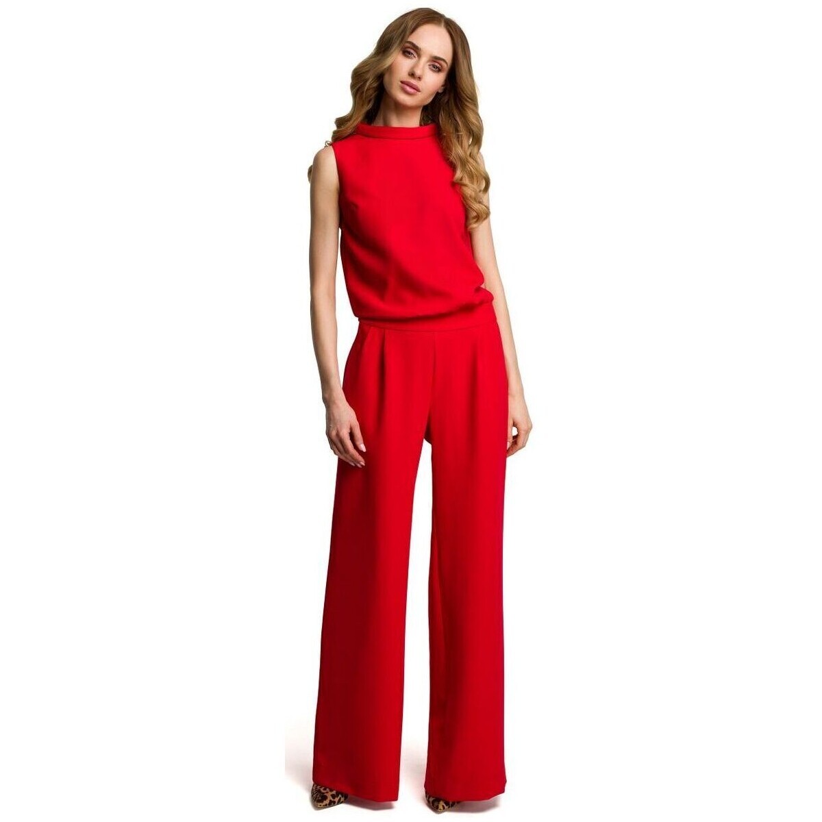 Made Of Emotion Dámský overal Ake M382 červená Červená