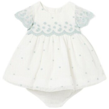 Mayoral  1826 Vestido tul bordado Verde  Zelená