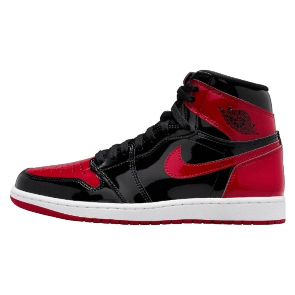 Nike  1 High OG Patent Bred  Černá