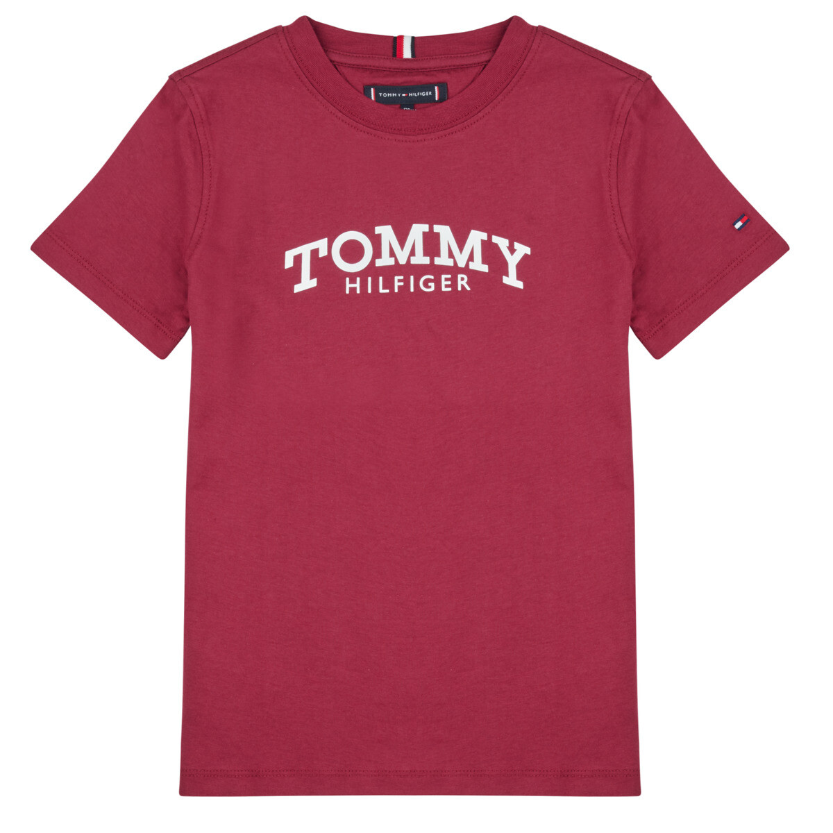 Tommy Hilfiger  MONOTYPE PRINT GRAPHIC T-SHIRT  Bordó