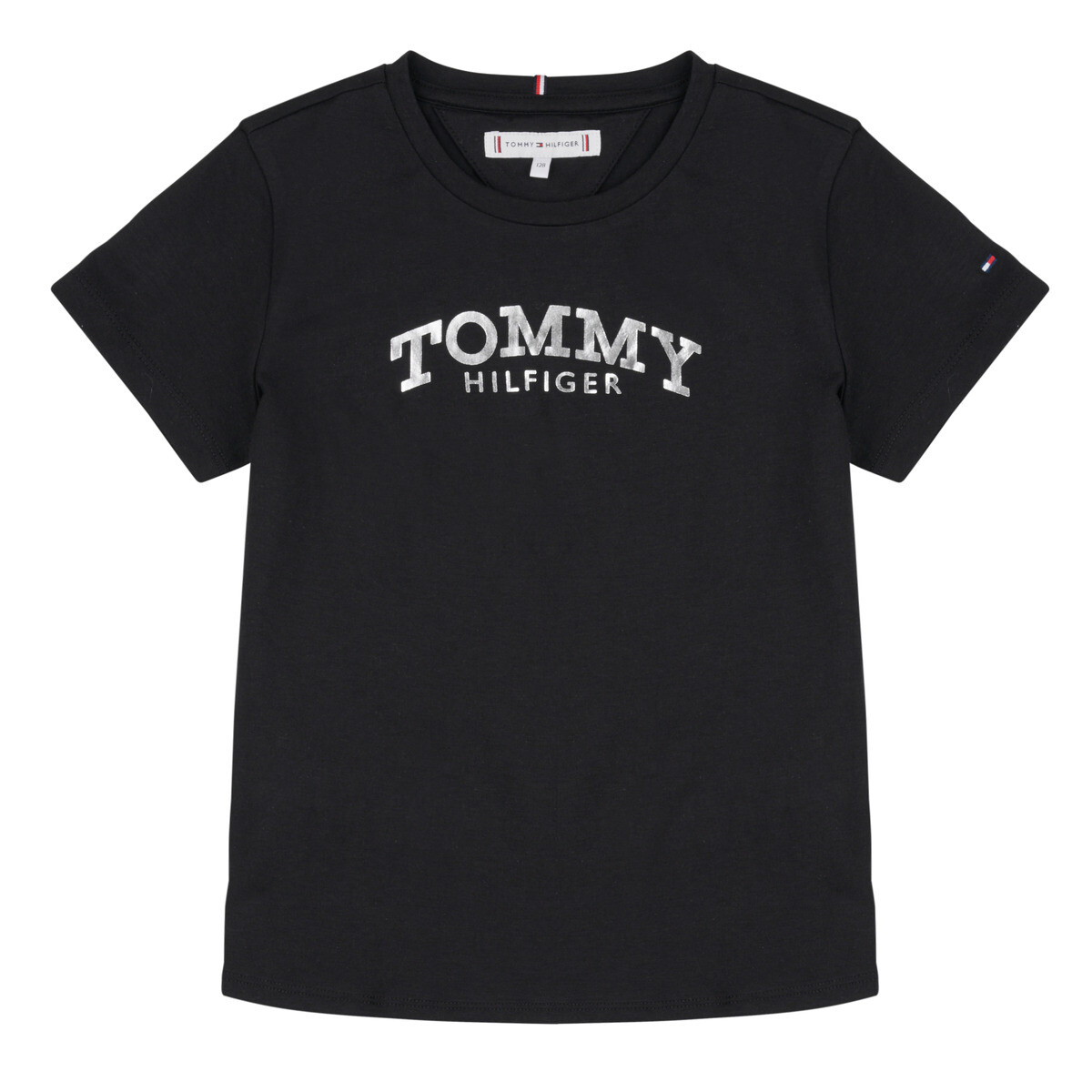 Tommy Hilfiger  TOMMY FOIL TEE SS  Černá