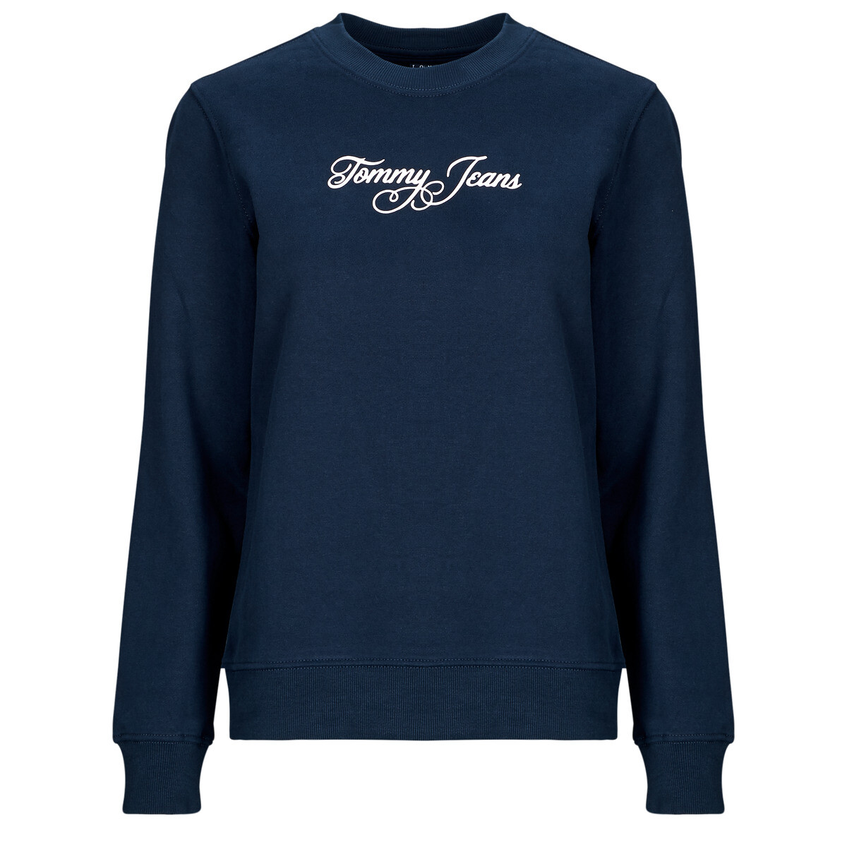 Tommy Jeans  TJW REG ESS LOGO 1 CREW EXT  Tmavě modrá