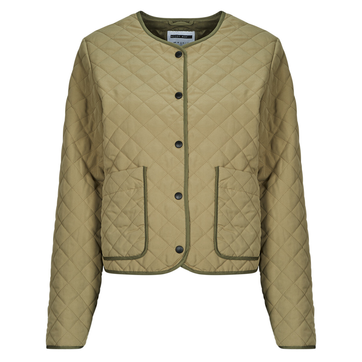 Noisy May  NMHARPER QUILTED JACKET  Khaki