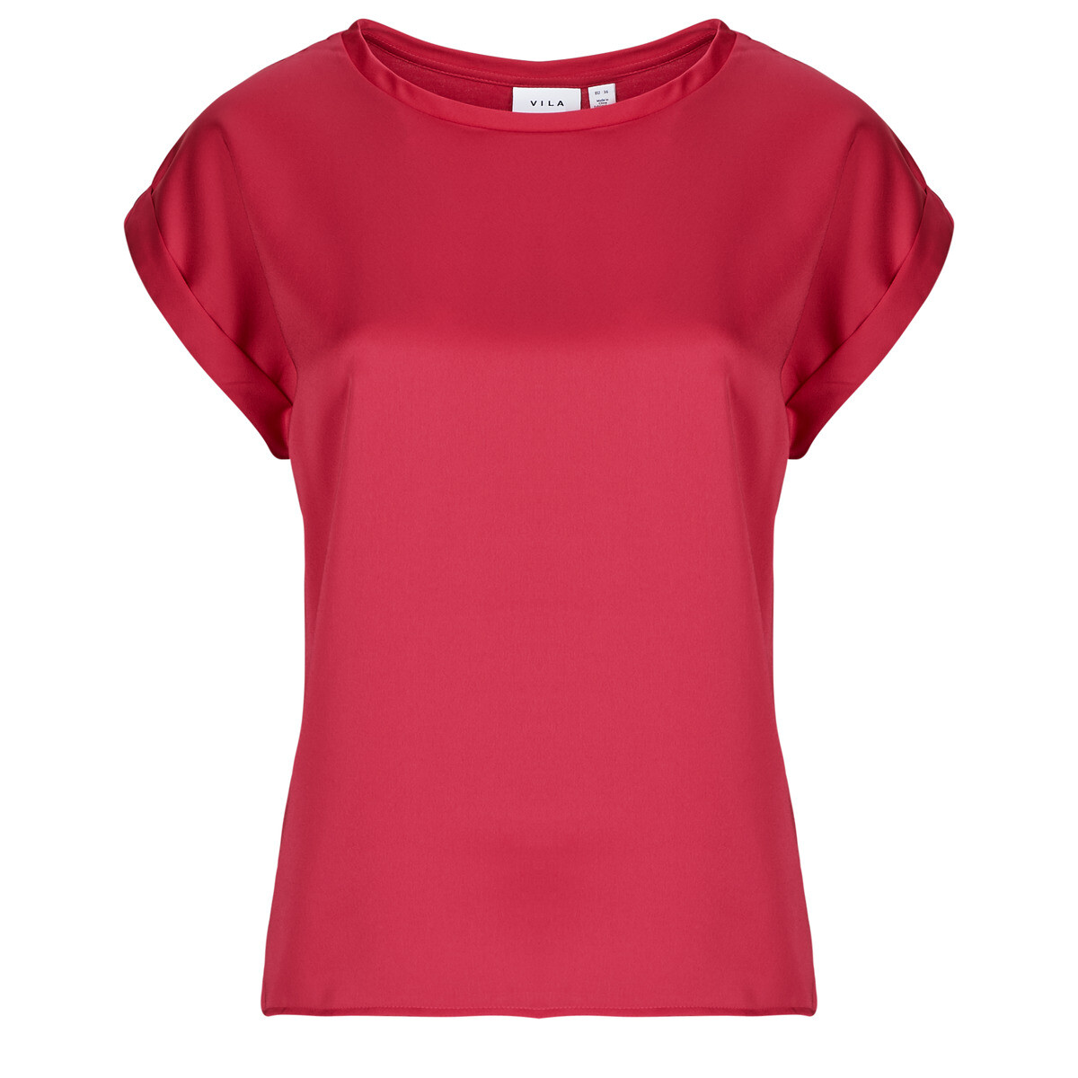 Vila  VIELLETTE S/S SATIN  Růžová