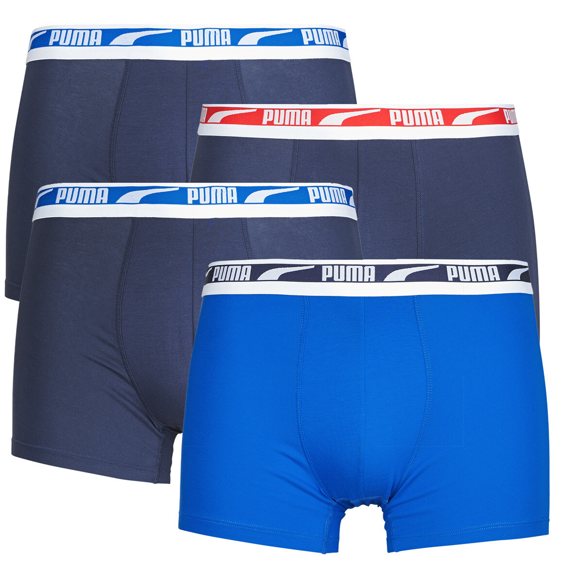 Puma  DUO LOGO BOXER ECOM Pack de 4  Modrá