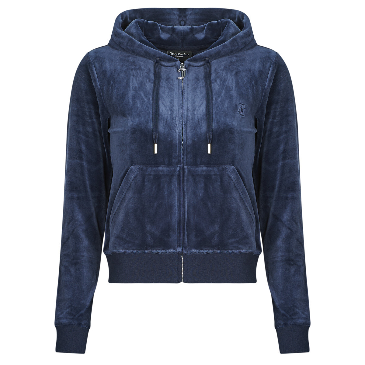 Juicy Couture  Robertson Zip Through Hoodie With Zip  Tmavě modrá