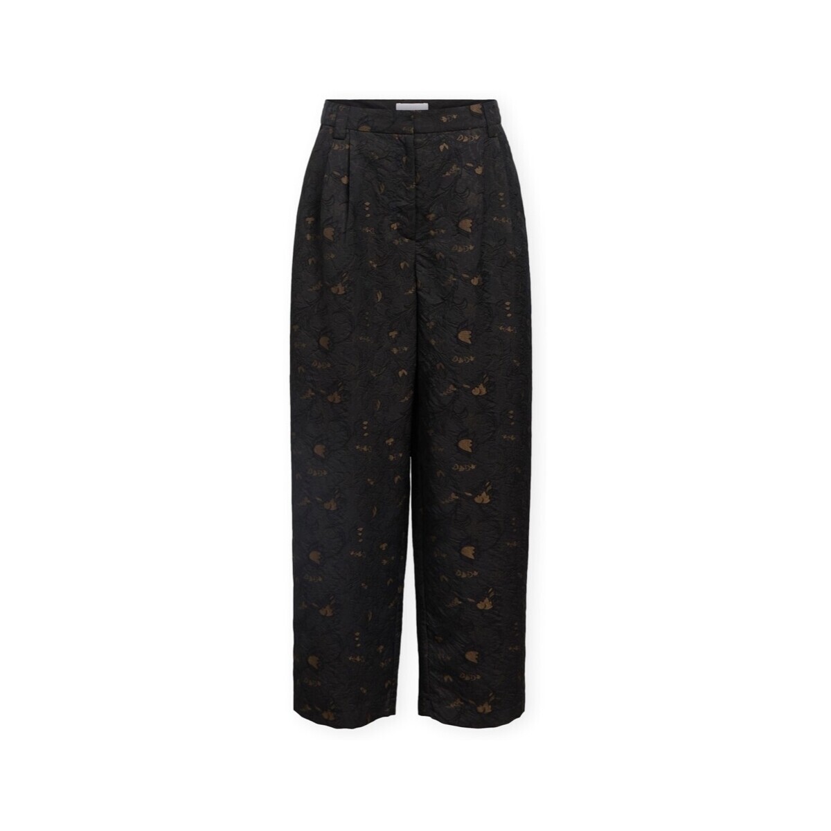 Object  Lovia Trousers - Black/Seal Brown  Černá