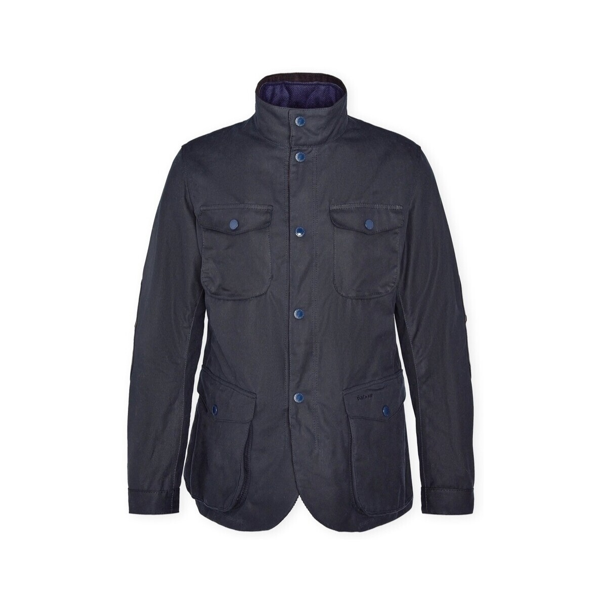 Barbour  Ogston Waxed Cotton Jacket - Navy  Modrá