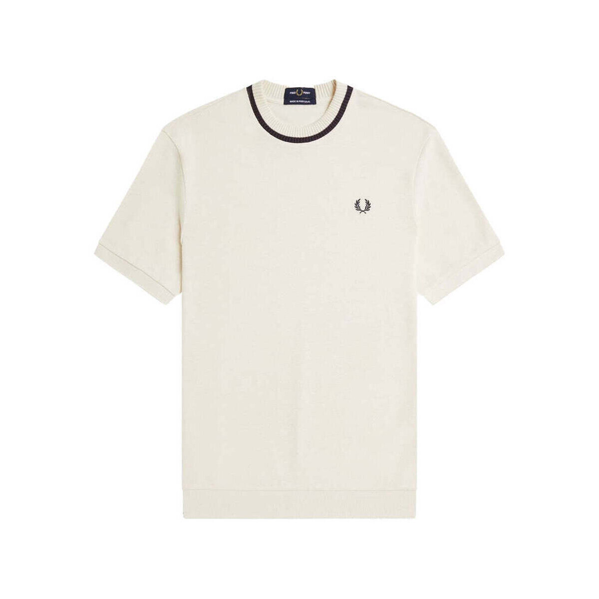 Fred Perry  Crew Neck Pique T-Shirt Ecru  ruznobarevne