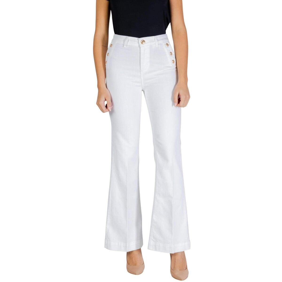 Liu Jo  B.UP FLARE BUTTON H.W. UA6162 T456A  Bílá