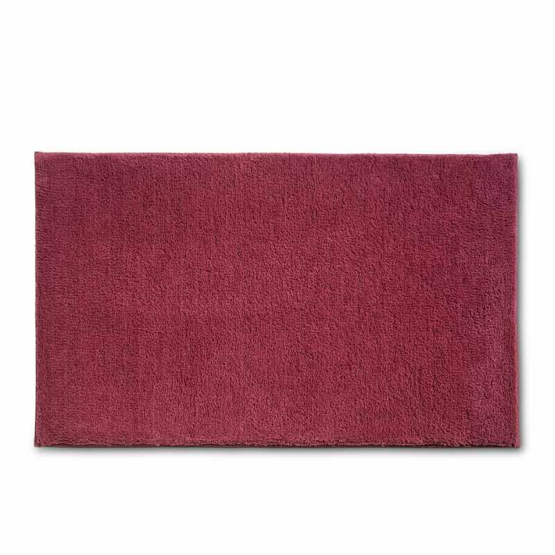 KELA Koupelnová předložka Maja 100% polyester malinovo červená 120x70x1,5cm KL-23579
