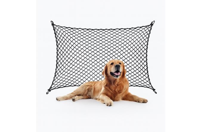 Bezpečnostní síť do auta pro psy – univerzální přepážka 120 × 70 cm