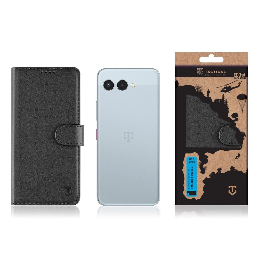Flipové pouzdro Tactical Field Notes pro T-Mobile T Phone 3, černá