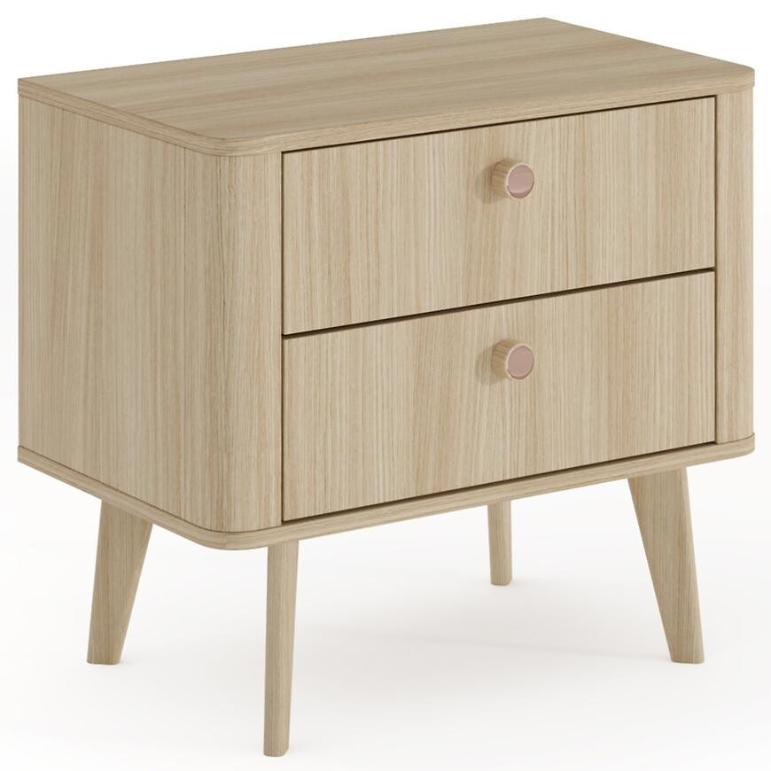 Noční stolek Viki E 2S dub barista