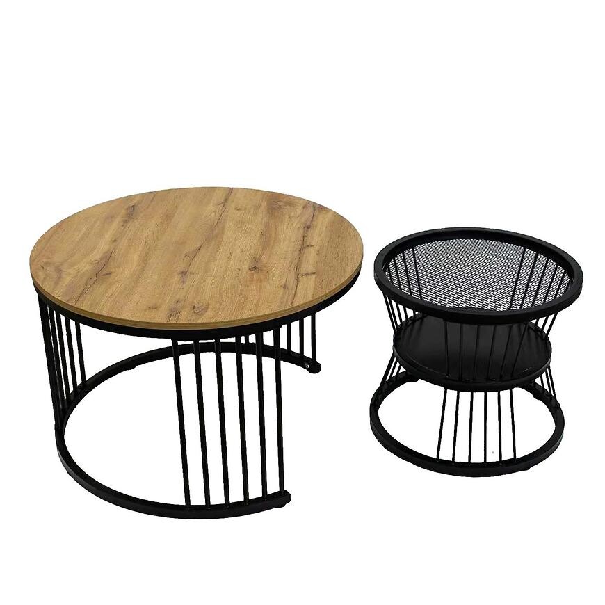 Konferenční stoleków PMC-2506 přírodní/černá