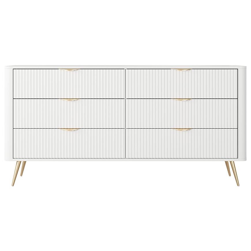 Komoda Lante B 163 6s bílá