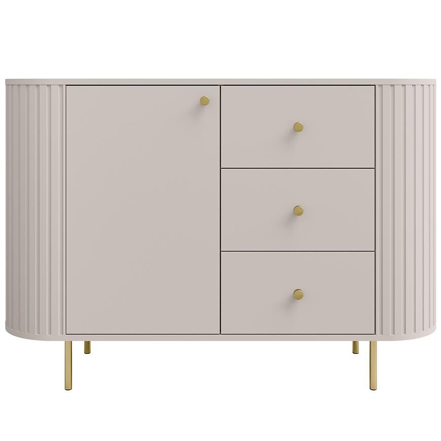 Komoda Ovalio 813 1F 3S pískově béžová