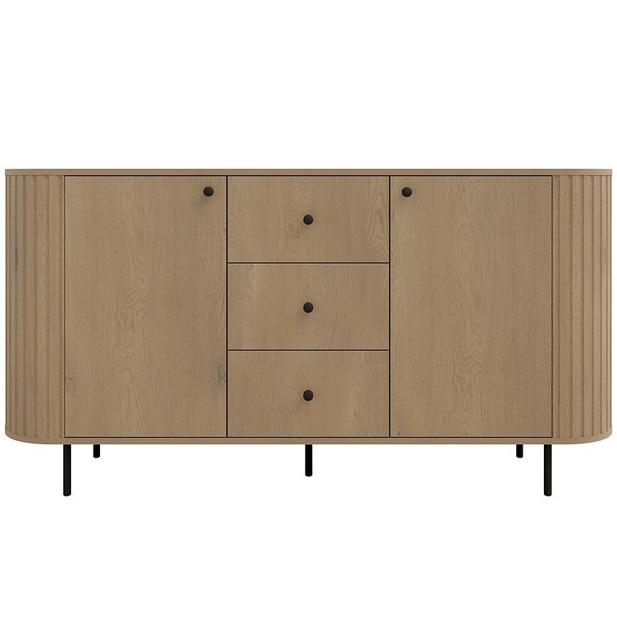 Komoda Ovalio 823 25 3S dub cremona