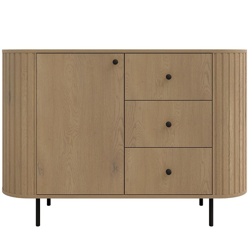 Komoda Ovalio 813 1F 3S dub cremona