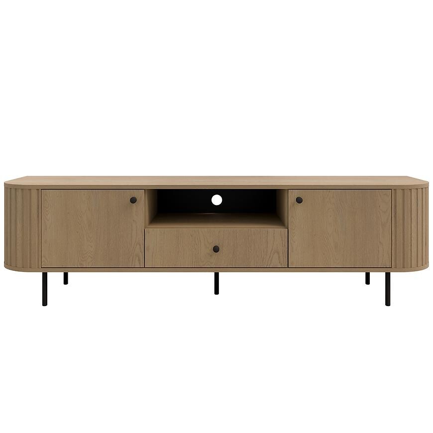 Tv stolek Ovalio 321 2F 1S dub cremona