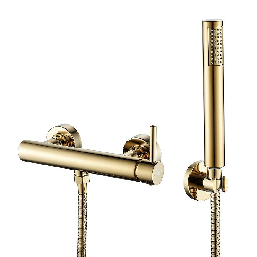 Baterie sprchová Ilma s vanovou sadou zlatá