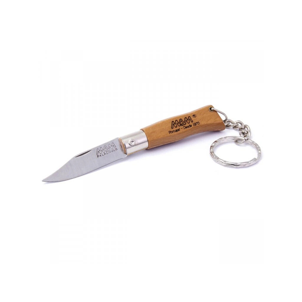 Nůž zavírací na klíče MAM Douro 2002 - hnědý-stříbrný
