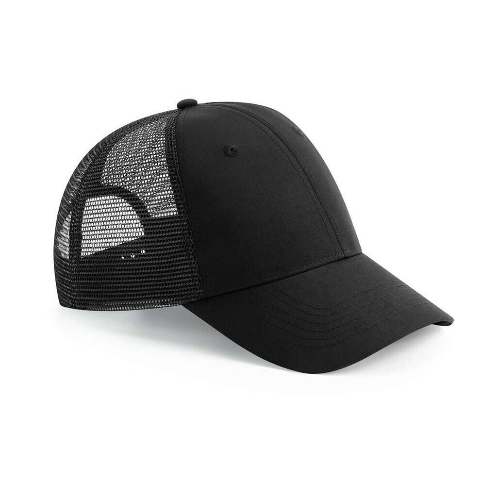 Kšiltovka se síťovinou Beechfield Urbanwear Trucker - černá