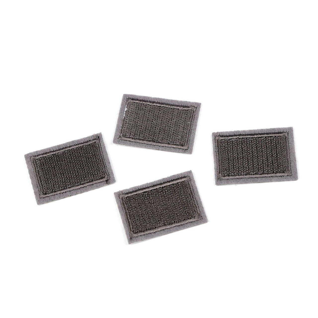 Nažehlovací záplata pro opravy dírek 2,3x3,3 cm - tmavě šedá