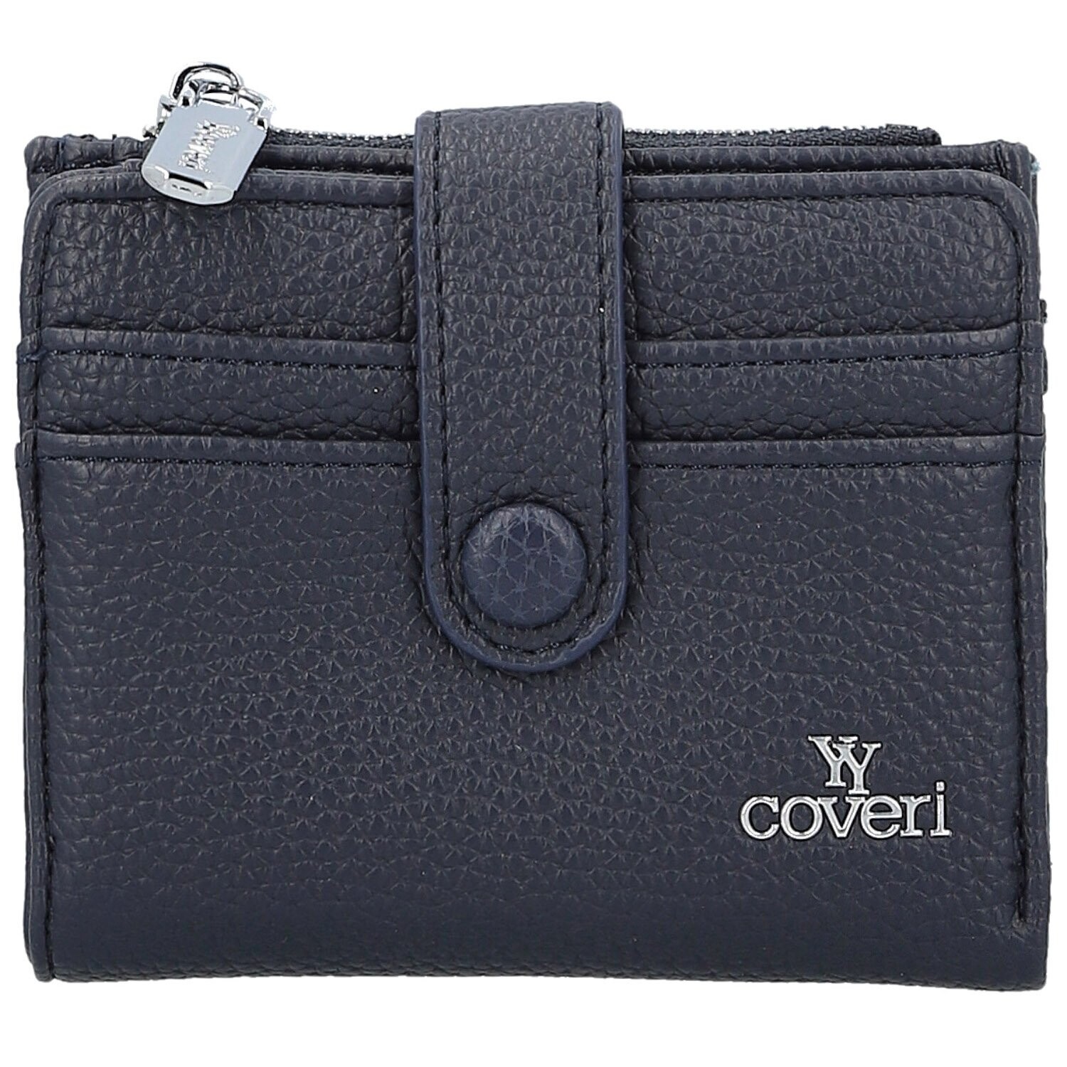 Trendy dámská mini koženková peněženka Coveri Arbi, tmavě modrá