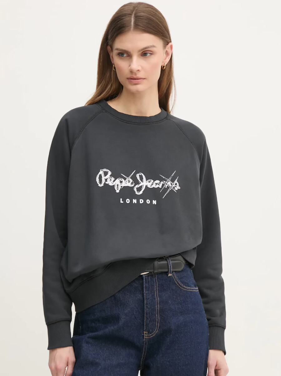 Pepe Jeans dámská černá mikina PL581467999 L