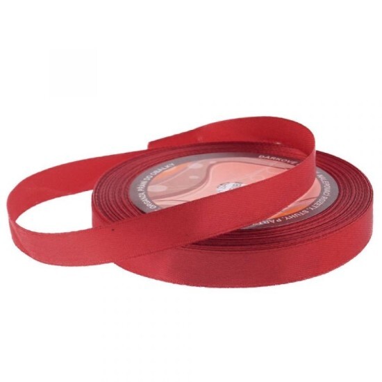 Paper Design Stuha saténová 12mm/32m - sv. bordo - 601155